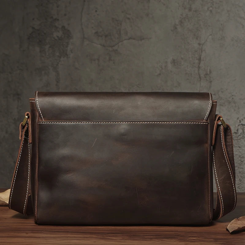 Sac en Cuir Homme Style Urbain – Bandoulière Messenger à Rabat - vue 4 | Roselys