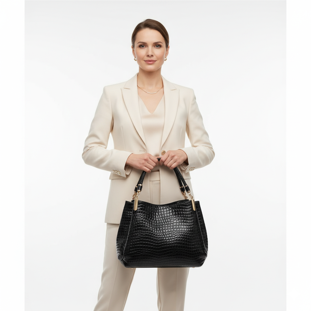 Sac en Cuir Femme Style Urbain – Fourre-Tout Grande Capacité