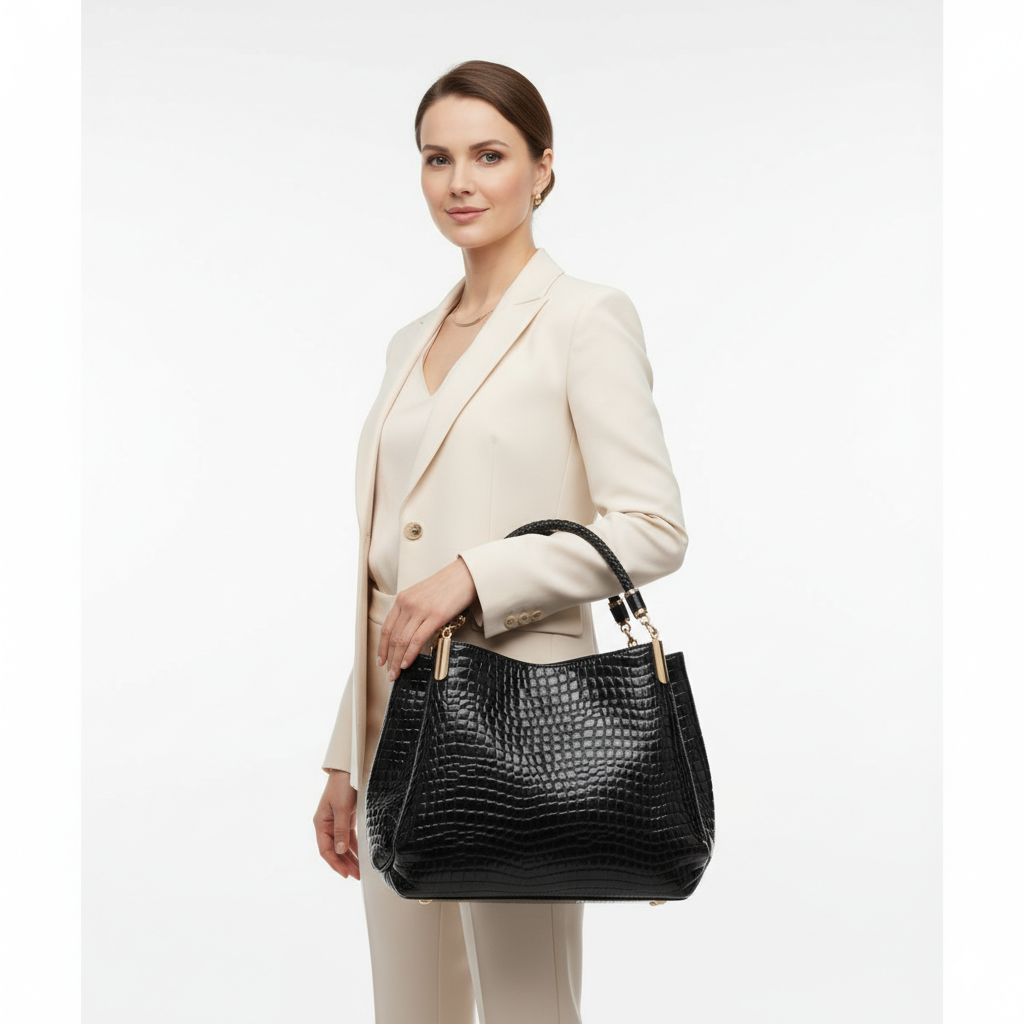 Sac en Cuir Femme Style Urbain – Fourre-Tout Grande Capacité