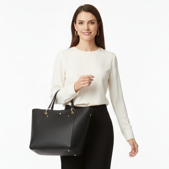Sac en Cuir Femme Format Cabas – Grande Contenance et Style Élégant