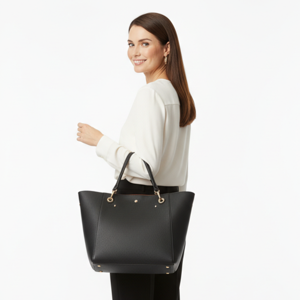 Sac en Cuir Femme Format Cabas – Grande Contenance et Style Élégant