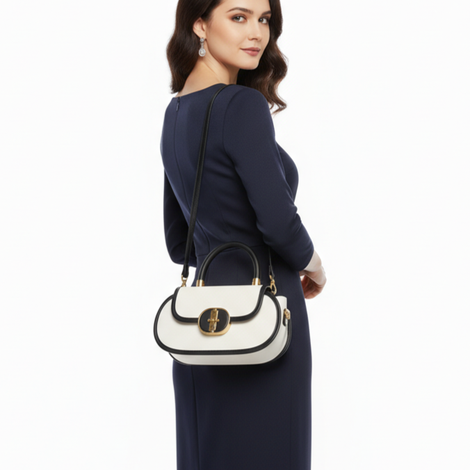 Sac en Cuir Femme Style Élégant – Format Carré Bandoulière