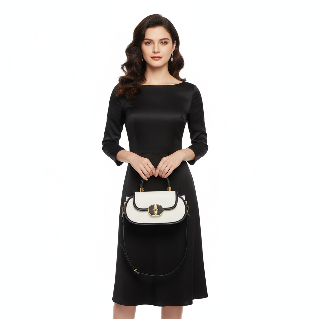 Sac en Cuir Femme Style Élégant – Format Carré Bandoulière