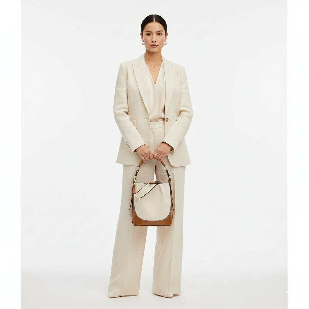 Sac en Cuir Femme Style Urbain – Sac Seau à Bandoulière Large