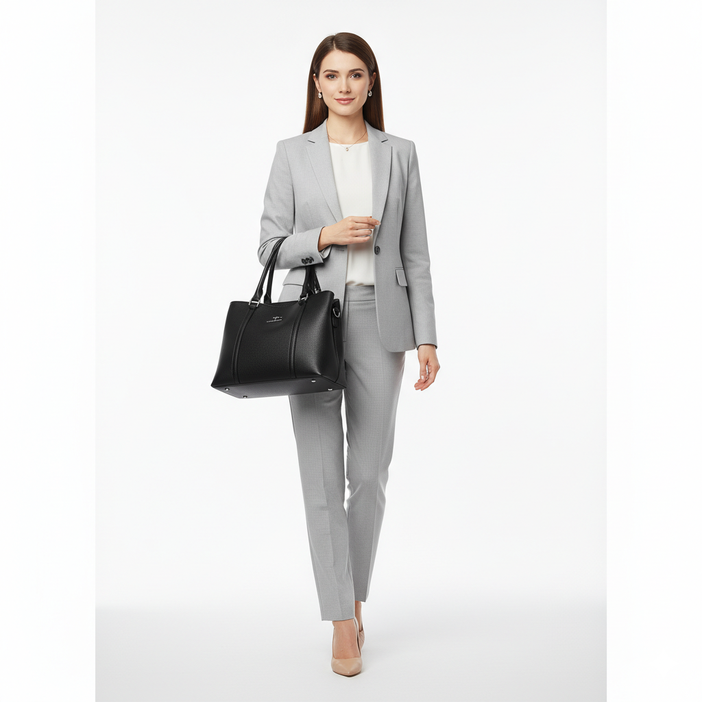 Sac en Cuir Femme Structuré – Anses et Bandoulière Urbaine