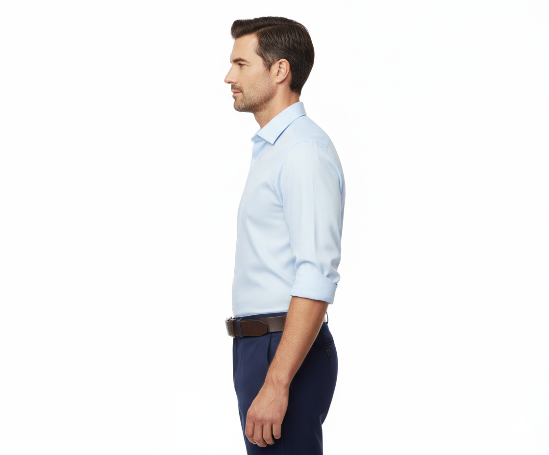 Ceinture en Cuir Homme à Boucle Classique – Style Vintage et Décontracté