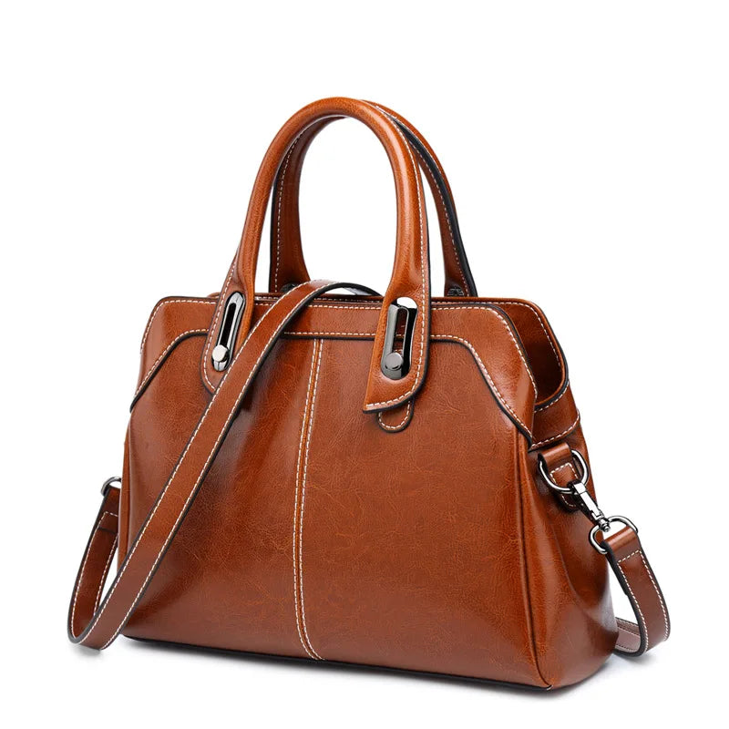 Sac en Cuir Femme Style Urbain – Format Cabas Structuré