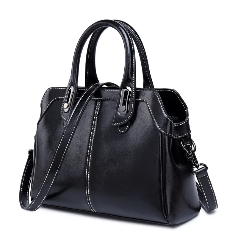 Sac en Cuir Femme Style Urbain – Format Cabas Structuré