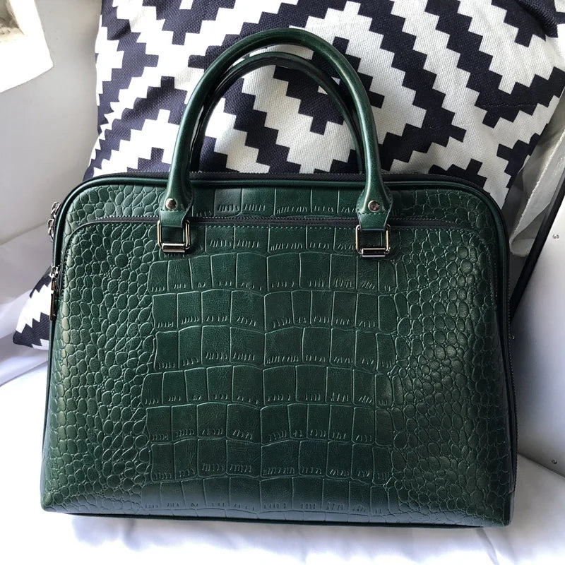 Sac en Cuir Femme Style Élégant – Format Structuré Porté Main