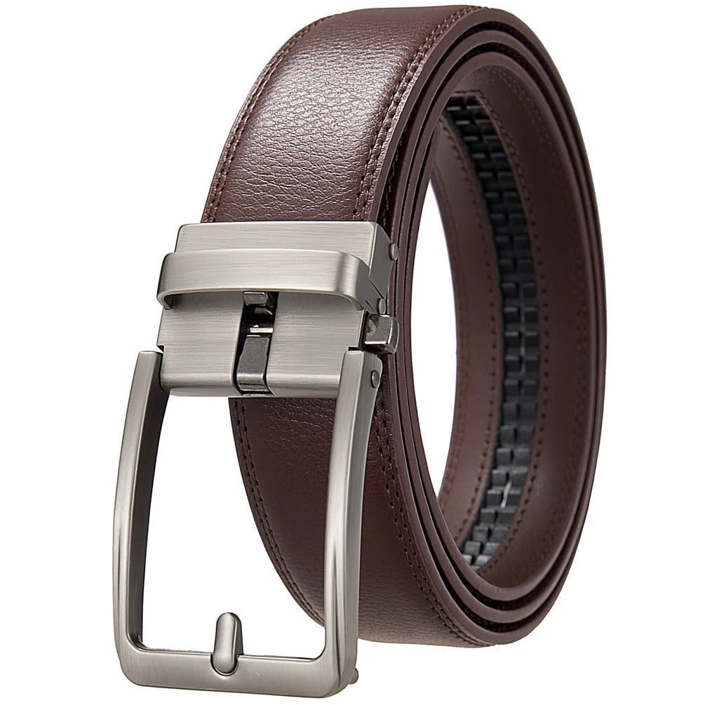 Ceinture en Cuir Homme à Boucle Automatique – Style Moderne et Élégant