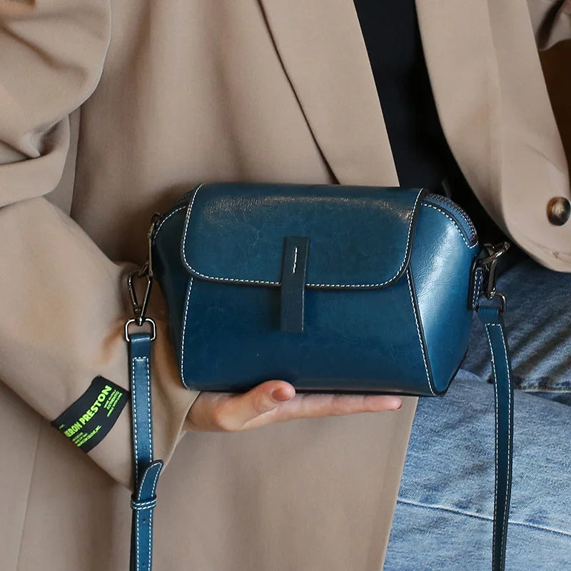 Sac en Cuir Femme Format Compact – Bandoulière Minimaliste