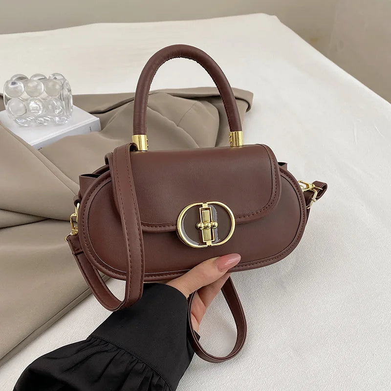 Sac en Cuir Femme Style Élégant – Format Carré Bandoulière